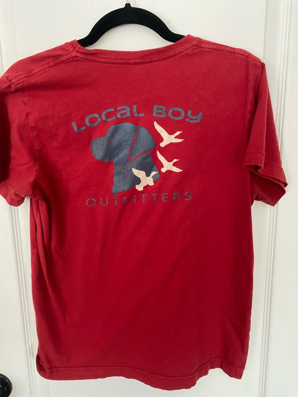 Local Boy Outfitters Red Short-Sleeve Logo Tee - Picture 3 of 4